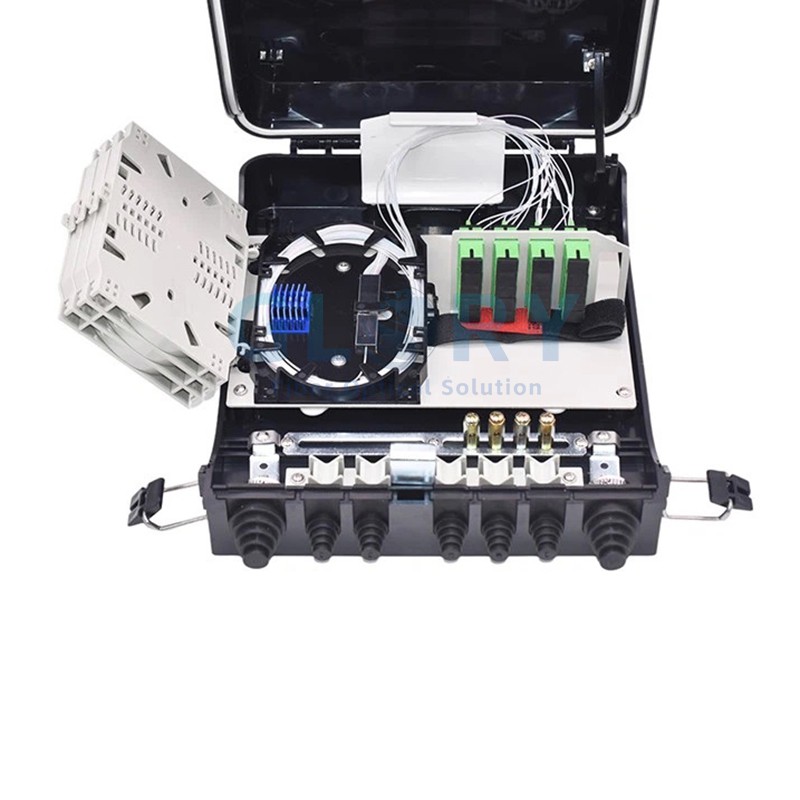 Inside FDB Fiber Distribution Box 1 Inside FDB Fiber Distribution Box 1