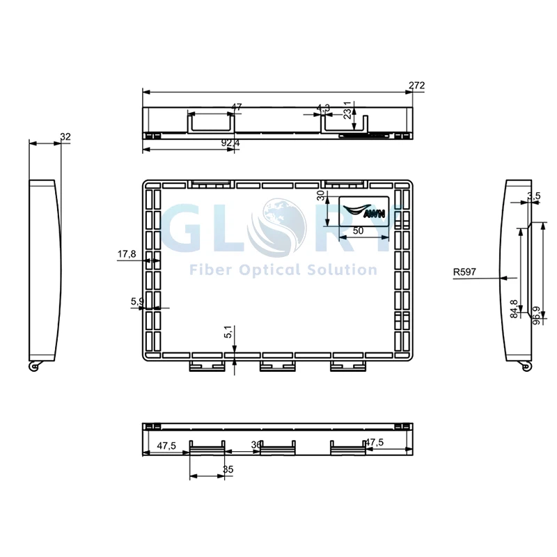 Fiber Optic Splitter Closure structure Fiber Optic Splitter Closure structure