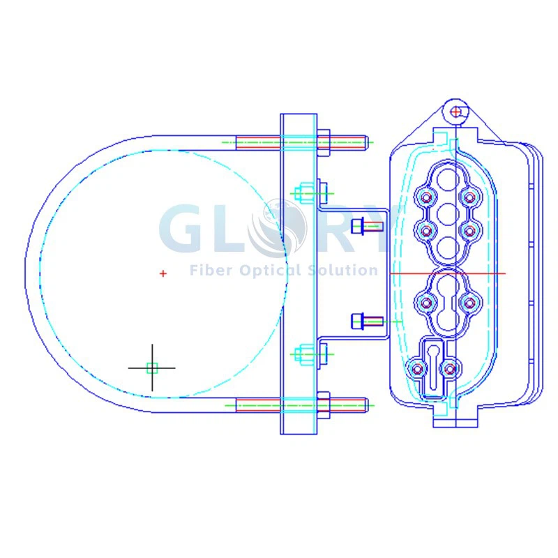 pole kit for fiber splice closure pole kit for fiber splice closure