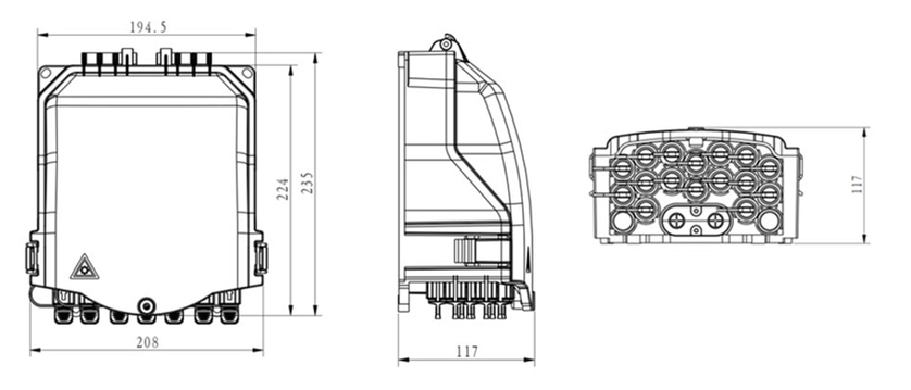 Ftth Termination Box dimension Ftth Termination Box dimension