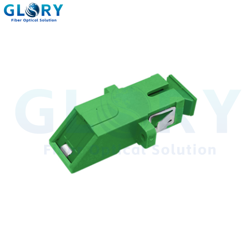 SC APC SX Inner Shutter Avoid Laser Adapter With Flange SC APC SX Inner Shutter Avoid Laser Adapter With Flange