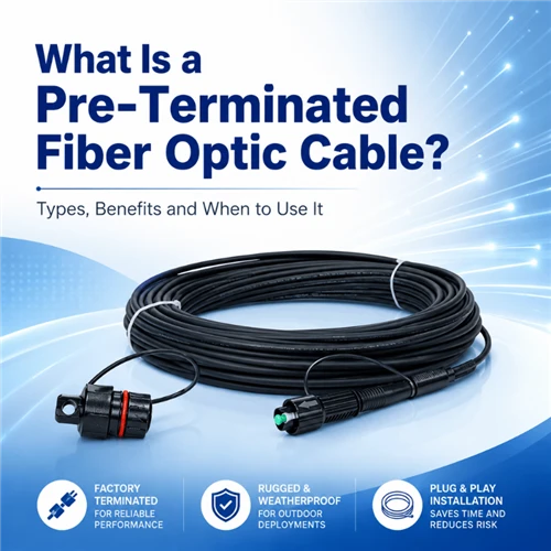What Is a Pre-Terminated Fiber Optic Cable?