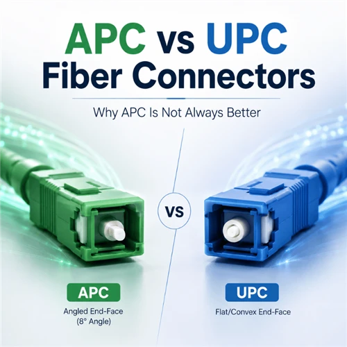 APC vs UPC Fiber Connectors: Why APC Is Not Always Better