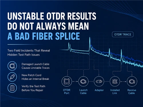 Unstable OTDR Results Do Not Always Mean a Bad Fiber Splice