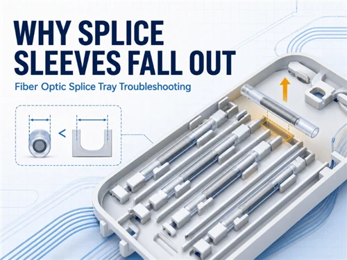 Fiber Optic Splice Tray Problems: Why Splice Sleeves Fall Out—and How to Fix Them?