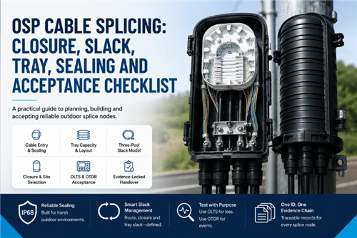 OSP Cable Splicing Checklist: Closure, Tray & Testing