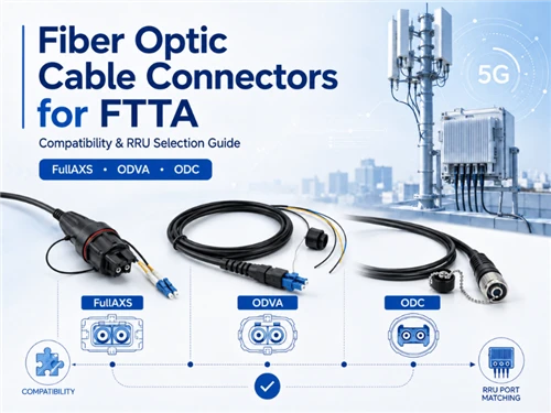 Fiber Optic Cable Connectors for FTTA Compatibility & RRU Selection