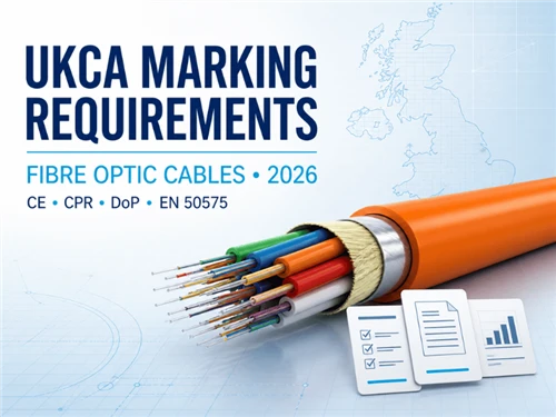 UKCA Marking Requirements for Fibre Optic Cables 2026