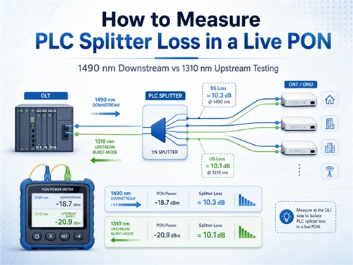 How to Measure PLC Splitter Loss in a Live PON | Glory