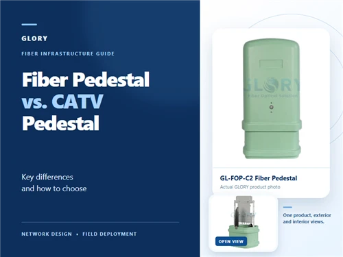 Fiber Pedestal vs. CATV Pedestal: How to Choose?