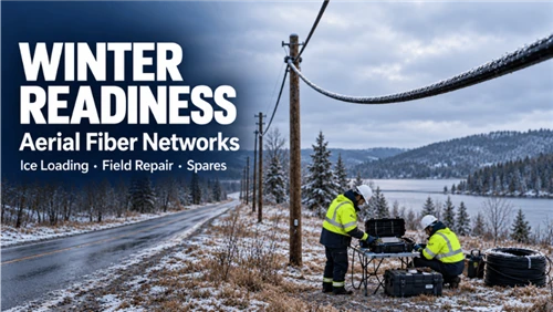 Ice Loading, Field Repair and Spares for Aerial Fiber: A Winter Readiness Guide