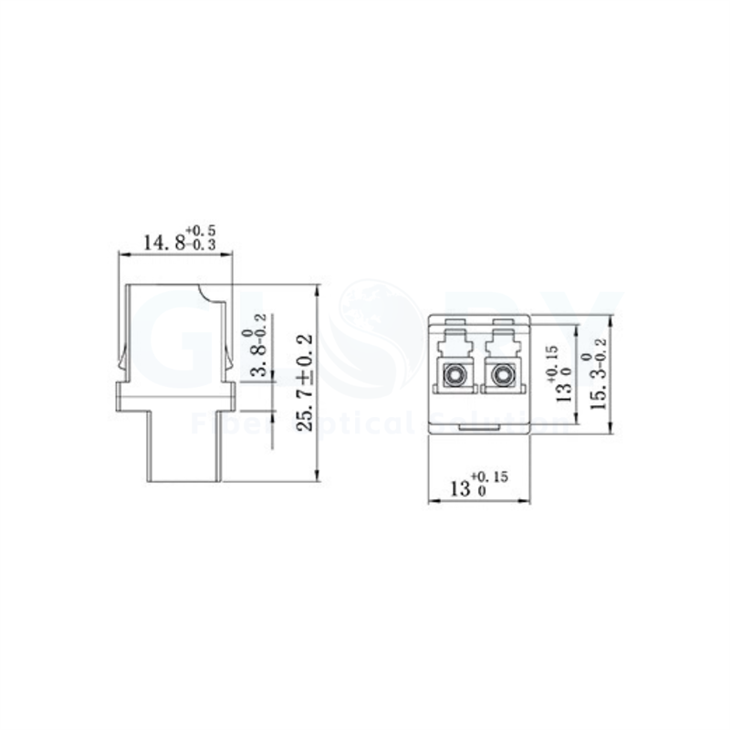 LC MM DX Adapter factory