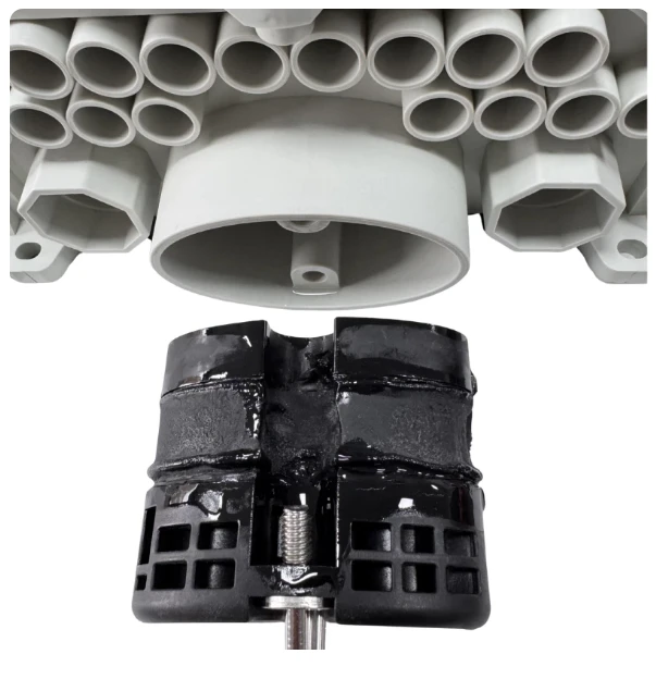 product-603-635 GL-ODB-16S gel-sealed 8 to 17.5 mm uncut cable port detail