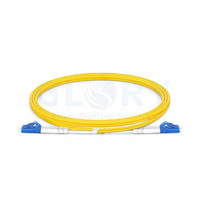 LC UPC To LC UPC Duplex OS2 Fiber Patch Cable