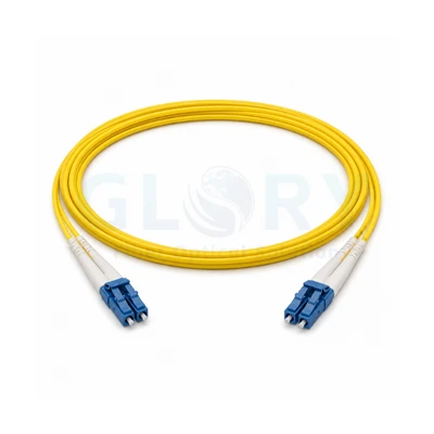LC UPC To LC UPC Duplex OS2 Uniboot Fiber Patch Cable